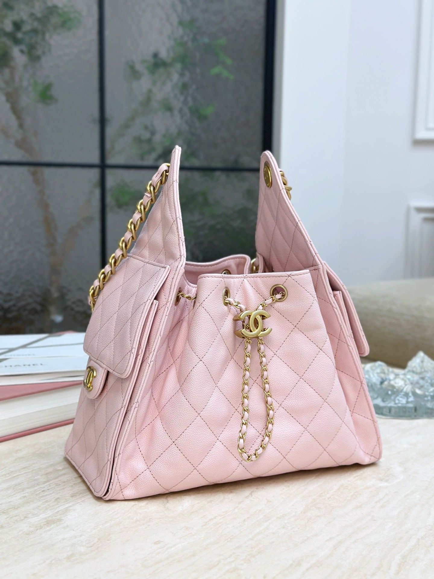 Chanel25C new ball pattern bag