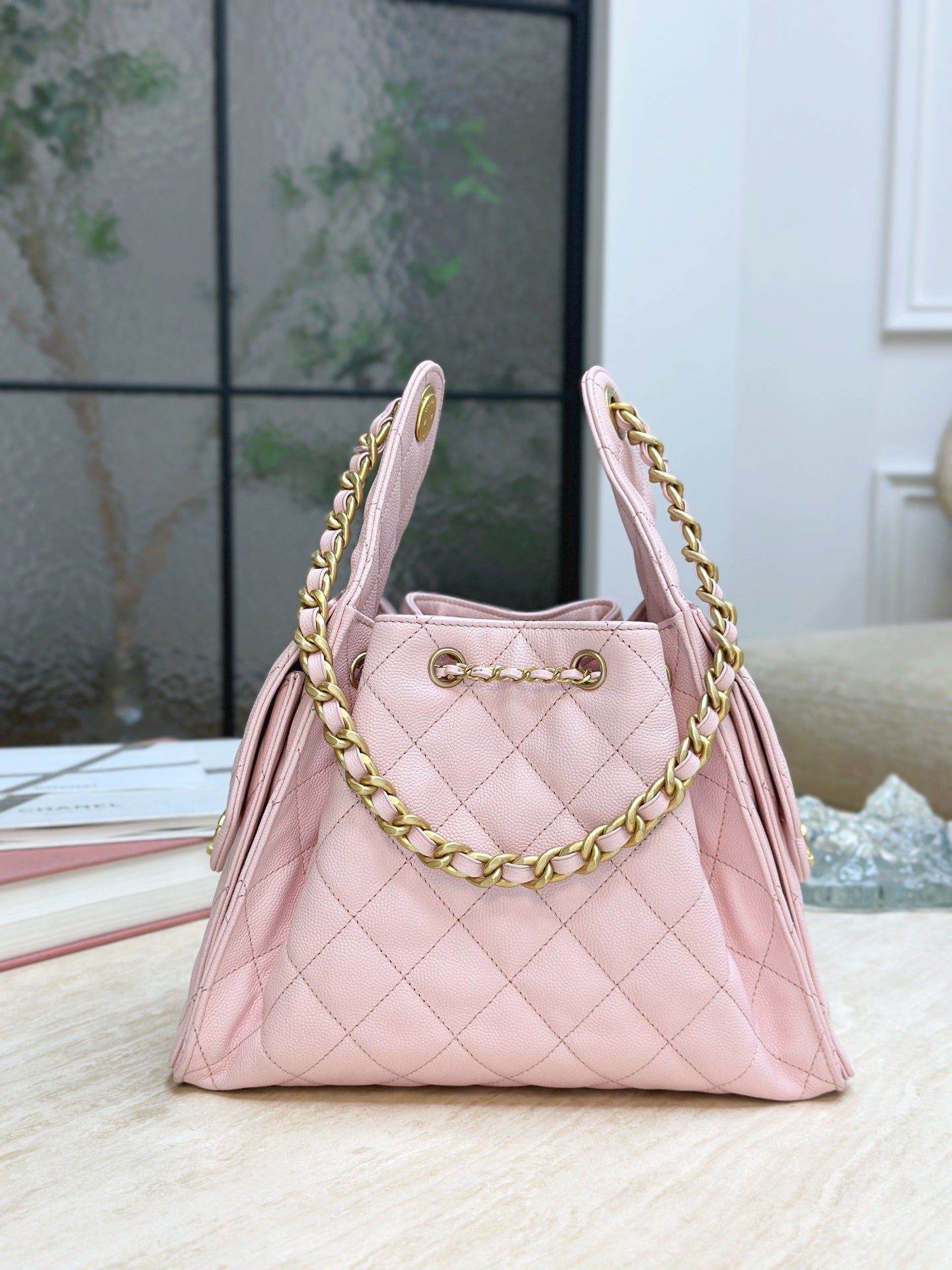 Chanel25C new ball pattern bag