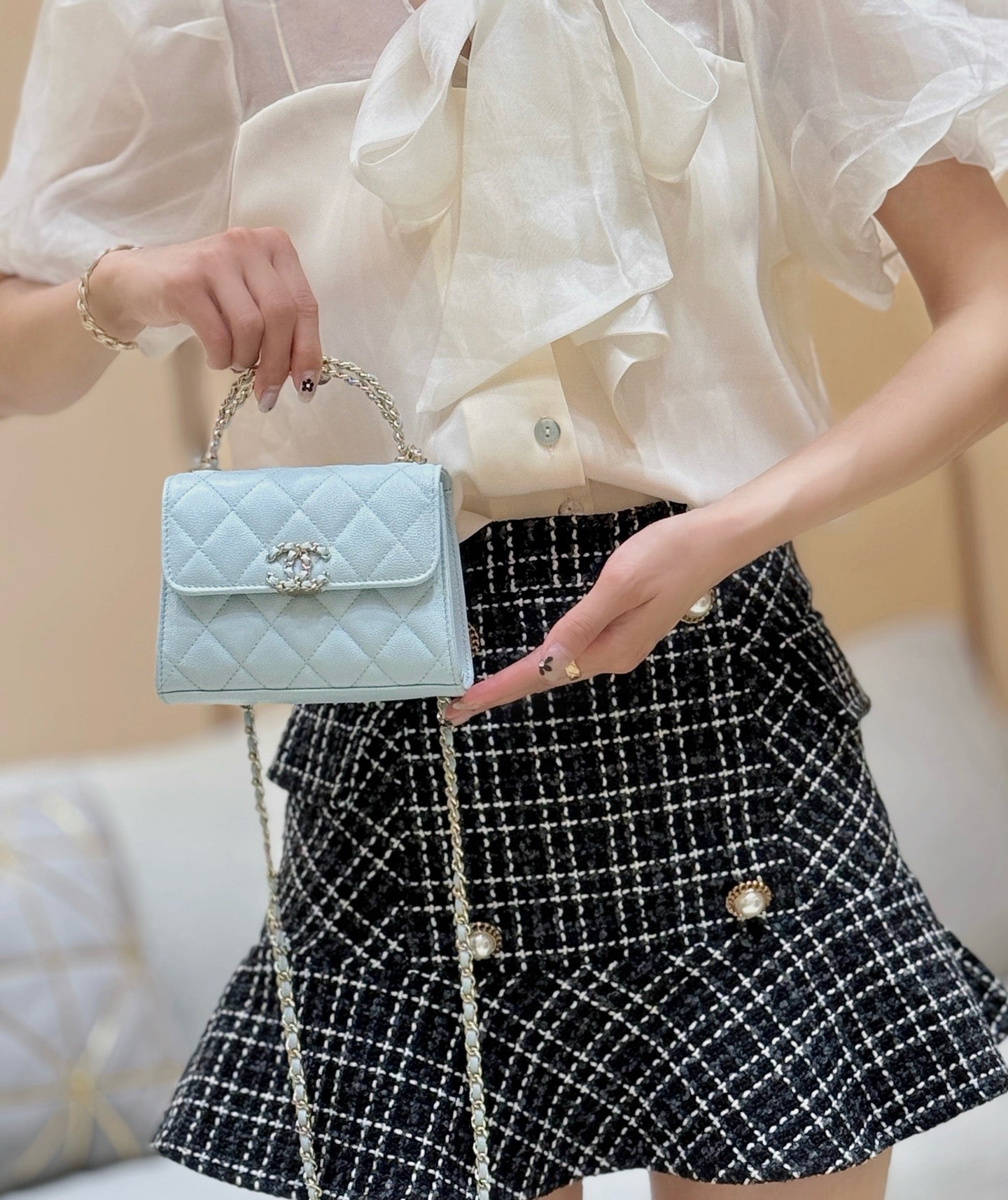 CHANEL 25S new handle chain bag