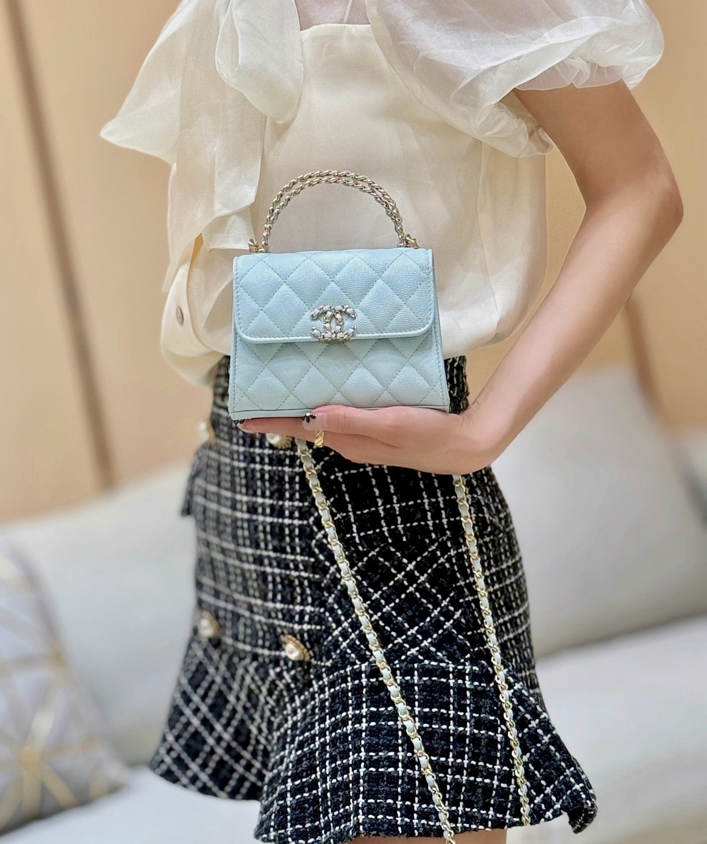 CHANEL 25S new handle chain bag