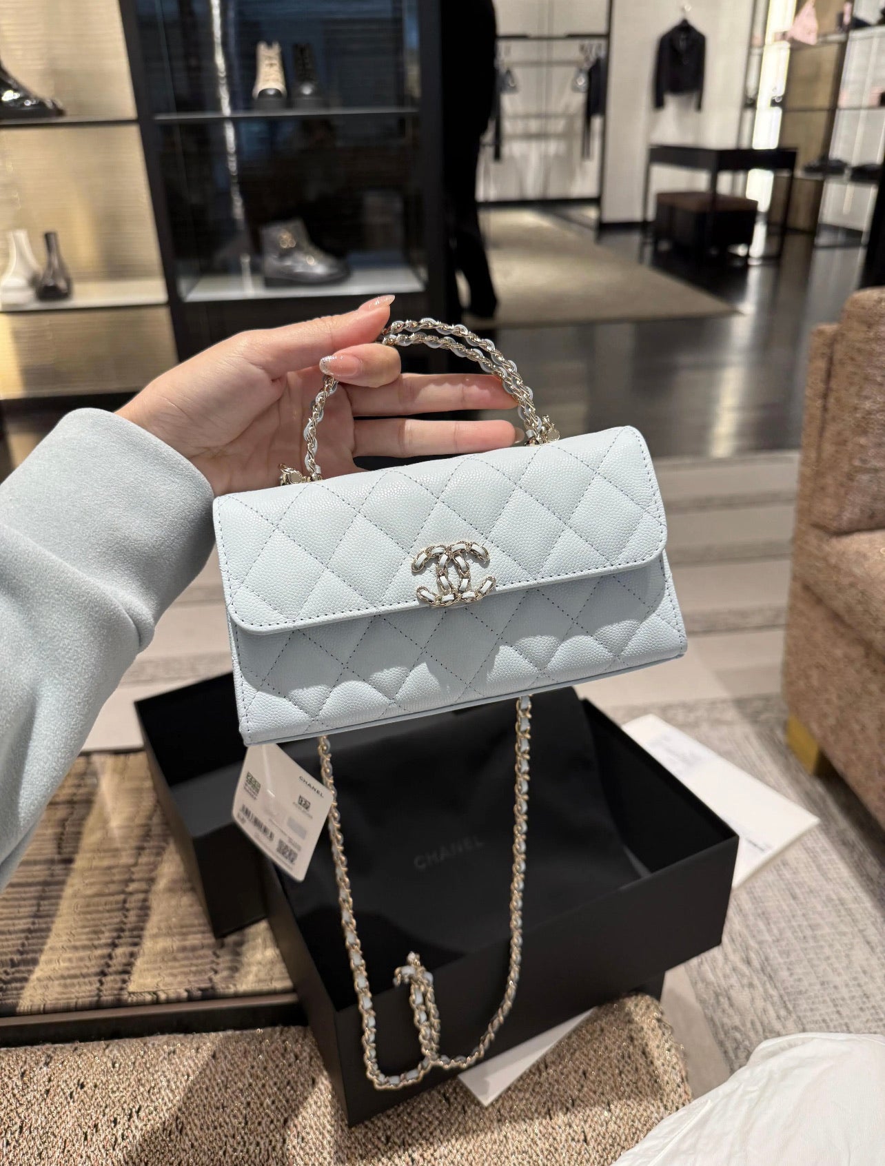 CHANEL 25S new handle chain bag