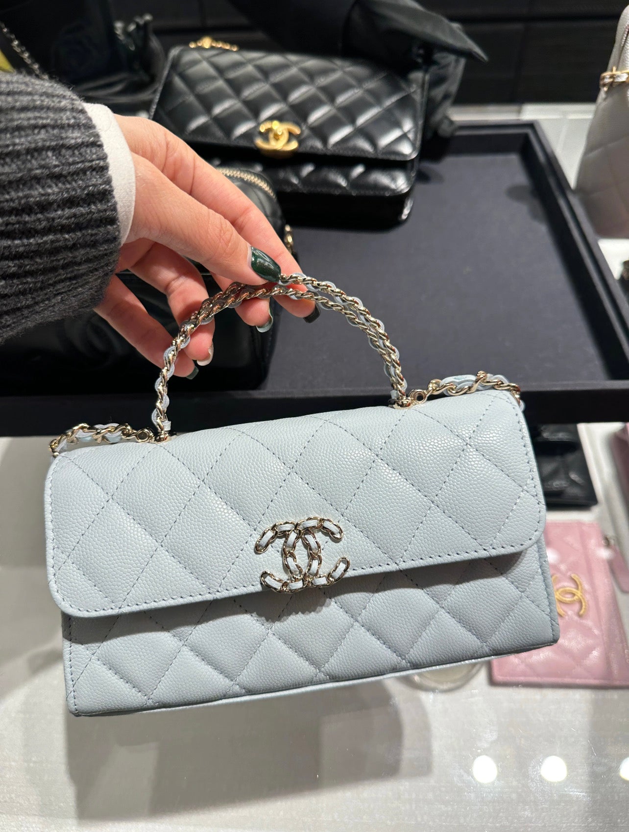 CHANEL 25S new handle chain bag