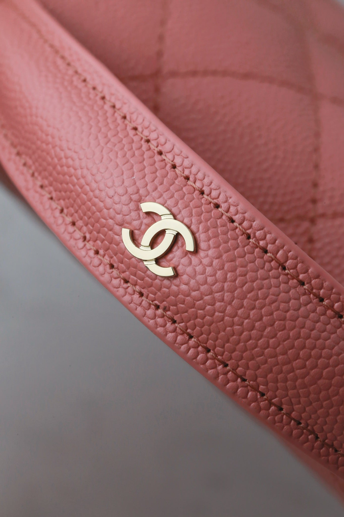 Chanel25C lychee pattern accordion bag