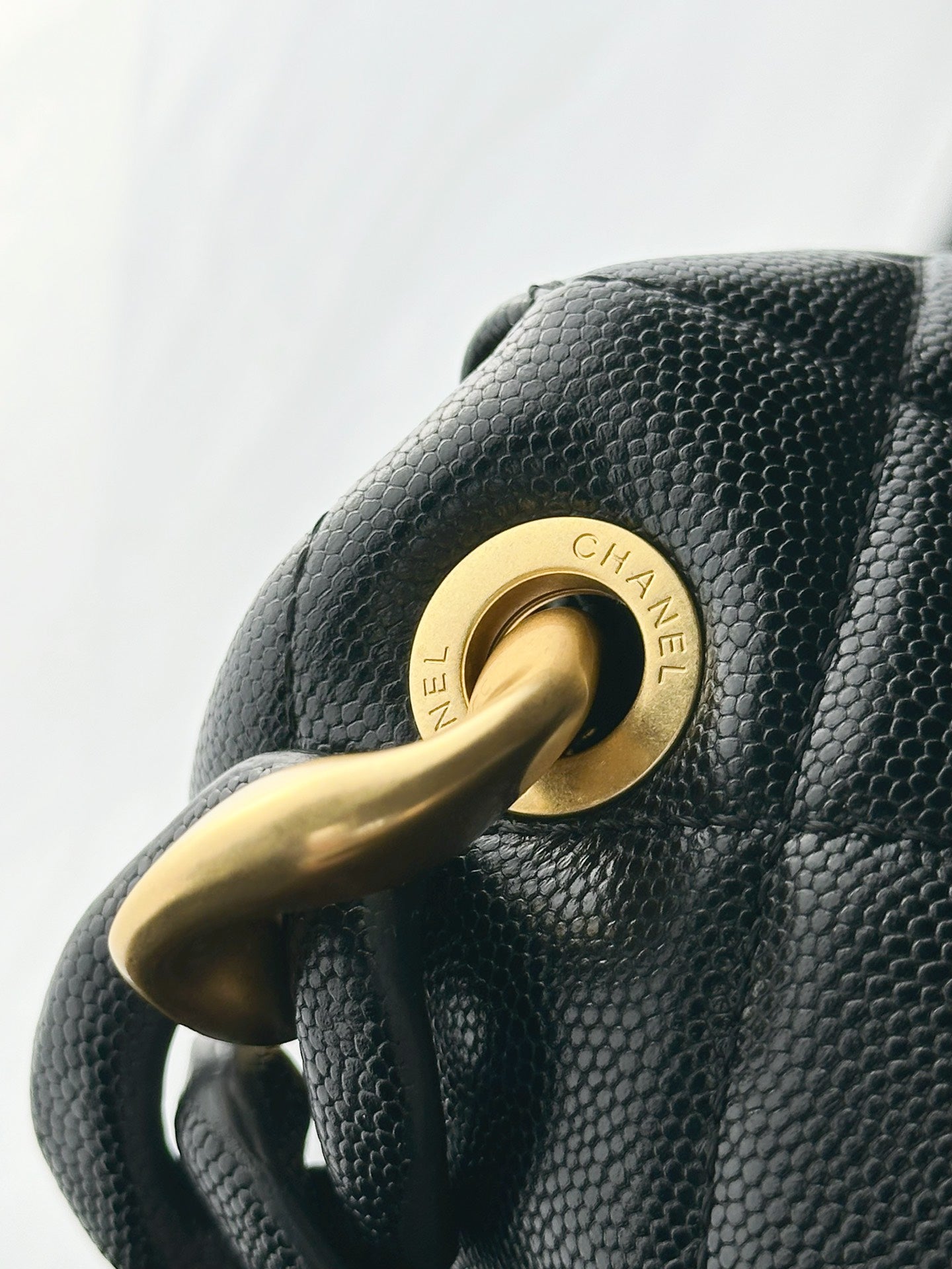 CHANEL 25C Early Spring Lychee Pattern Small Backpack