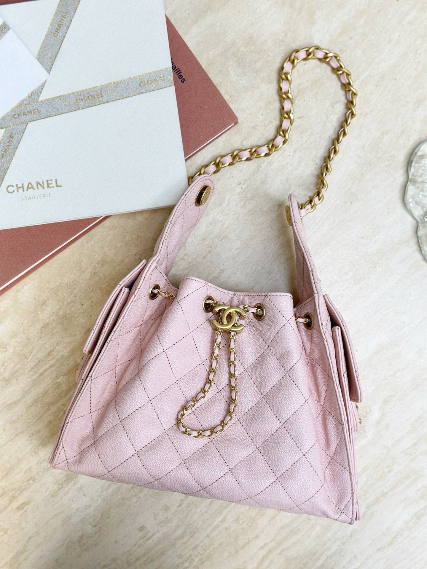 Chanel25C new ball pattern bag