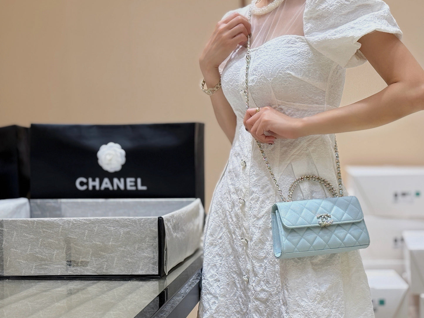 CHANEL 25S new handle chain bag