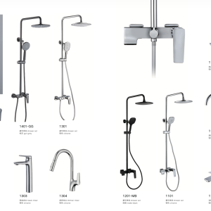 Essential Series Modern Bathroom & Kitchen Fixture Collection with Cylindrical Design, Precision Lever Control & Multi-Application Versatility